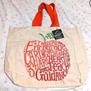 Teacher gratitude reusable shopping bag